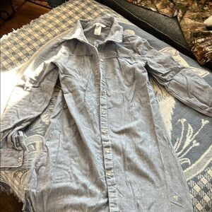 Guess Blue Casual Button Down Shirt